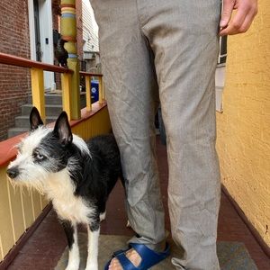 DKNY stretch plaid size 34